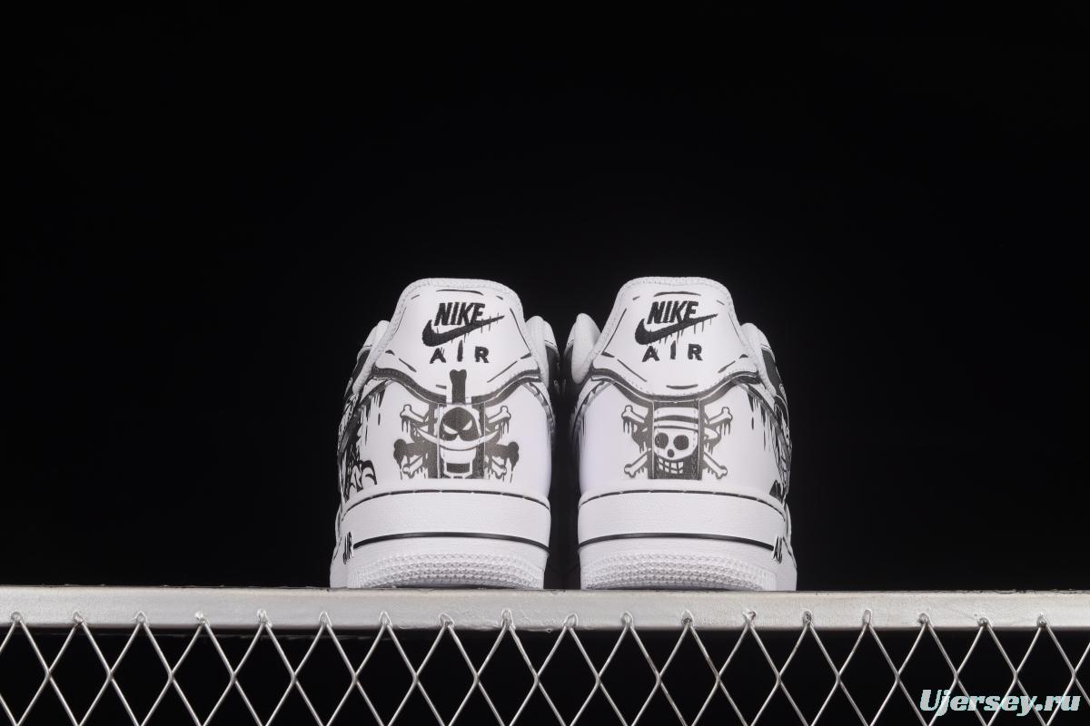 NIKE Air Force 1'07 Low One Piece Two-dimensional theme low-top casual sneakers CW2288-301