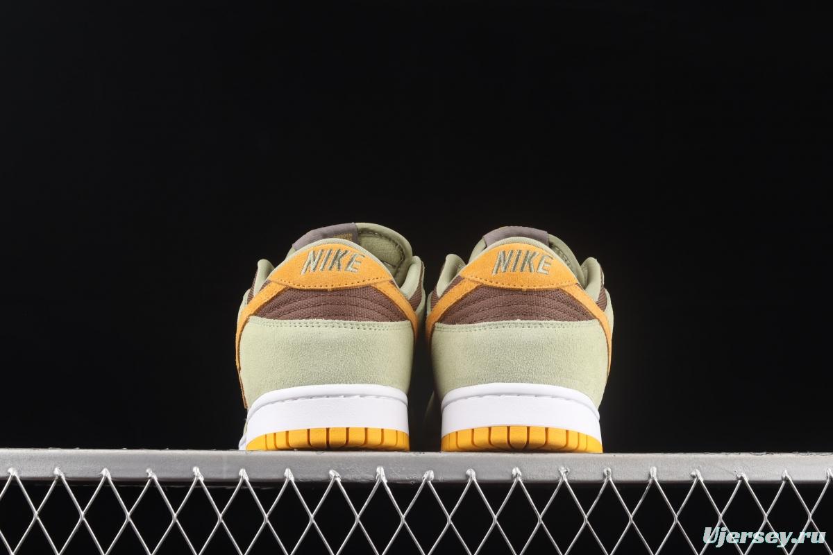 NIKE SB DUNK Low Prm green brown orange SB rebound fashion casual board shoes DH5360-300