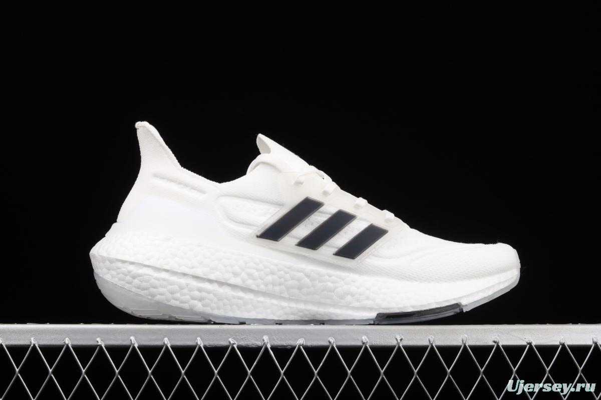 Adidas Ultra Boost 21 Consortium FY0838 Das new thick-soled popcorn running shoes