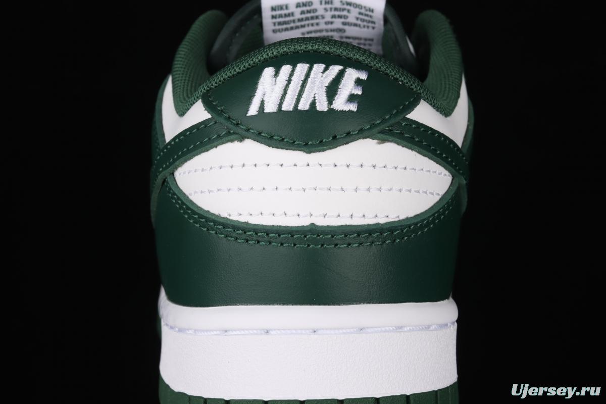 NIKE SB DUNK Low Team Green Michigan White and Green Slam Dunk Series low side Leisure Sports Skateboard shoes DD1391-101