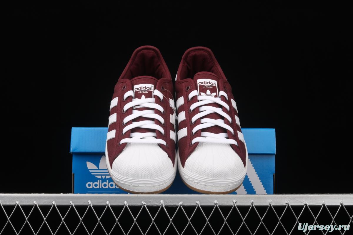 Adidas Originals Superstar S82573 shell head canvas breathable casual board shoes