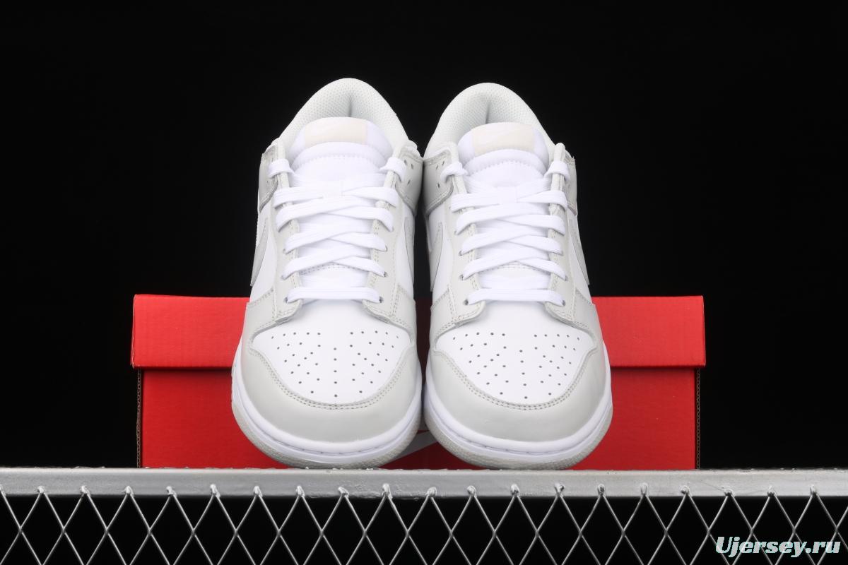 NIKE SB DUNK Low dunk series white light gray color matching low-side leisure sports skateboard shoes DD1503-103