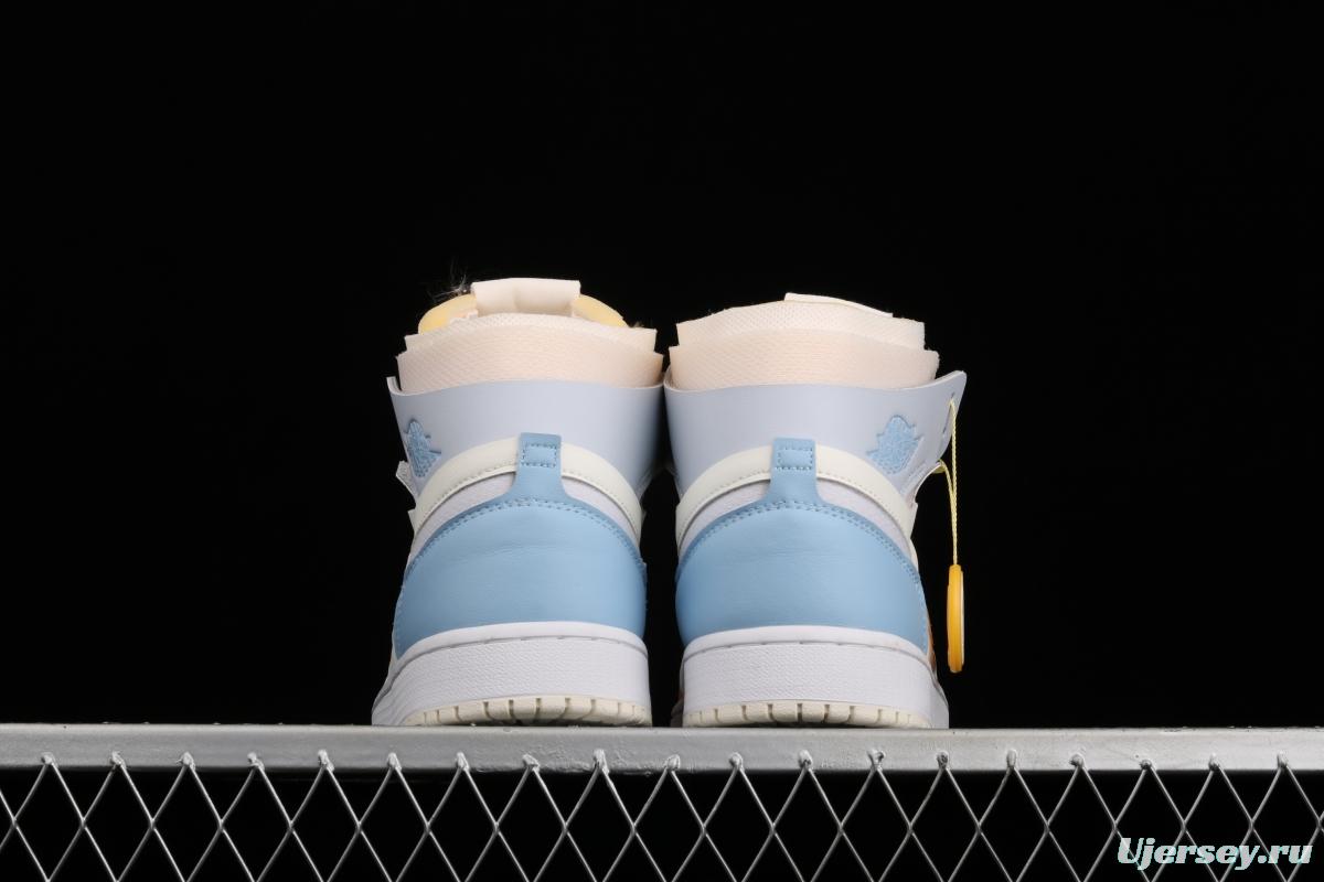 Air Jordan 1 Zoom Air CMFT candy color high top basketball shoes DJ6910-100