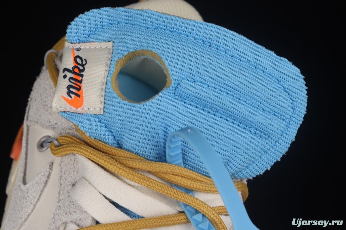 OFF-White x NIKE DUNK Low OW SB buckle rebound fashion casual board shoes DJ0950-102