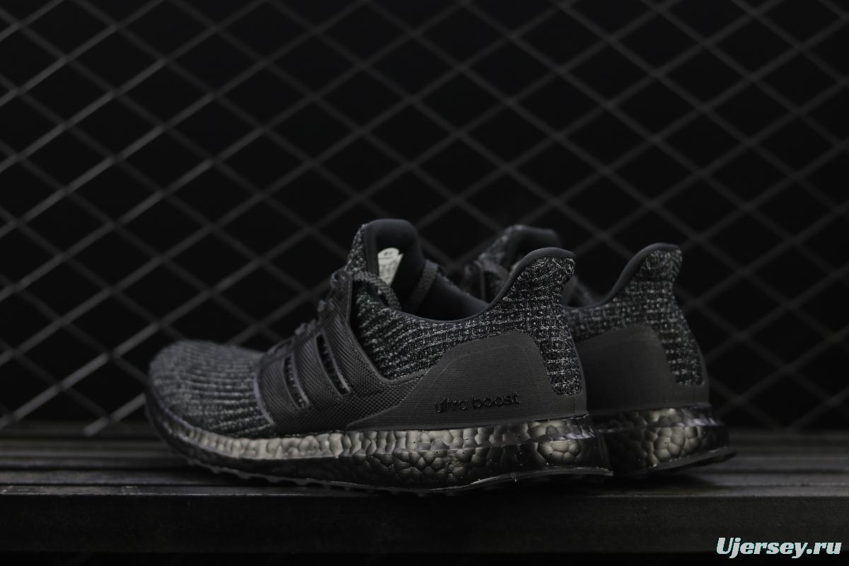 Adidas Ultra Boost 4.0BB6171 fourth generation knitted striped gray-black UB