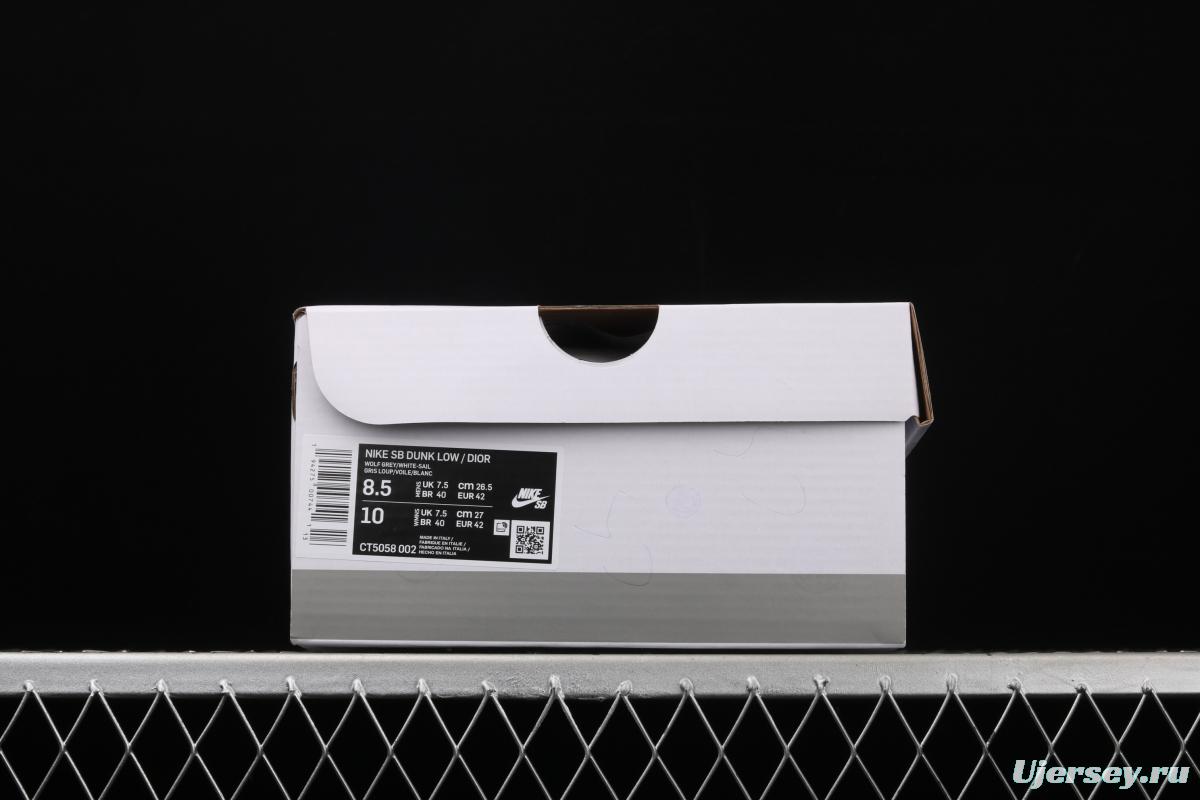 DIOR x NIKE SB DUNK Low joint style low-top casual board shoes CT5058-002