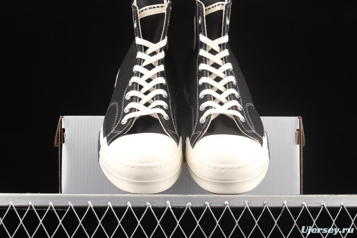 Converse x DRKSHDW international famous designer RickOwens launched a joint series of high-top casual board shoes A00130C.