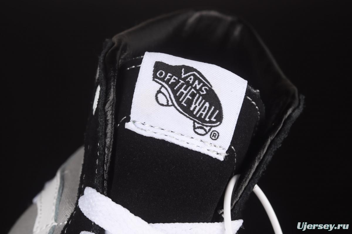 Vans Sk8-Hi black and gray color high-top casual board shoes VN0A45JD2LB