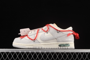 OFF-White x NIKE DUNK Low OW suede SB buckle rebound fashion casual board shoes DJ0950-118