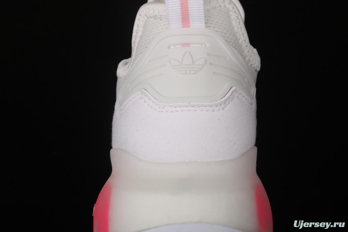 Adidas ZX 2K Boost FV8983 2020 summer new clover popcorn vintage running shoes