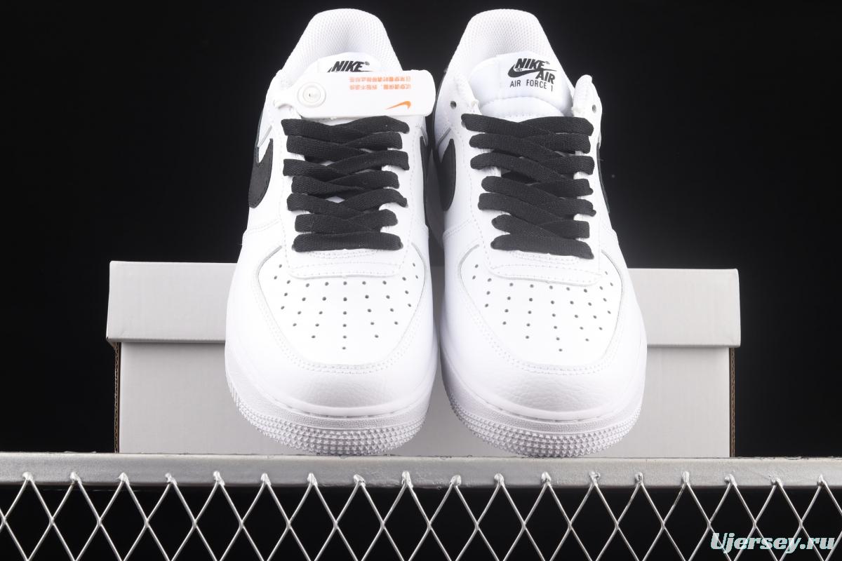 NIKE Air Force 1o07 Low AN20 classic white and black low-top casual board shoes CT2302-100