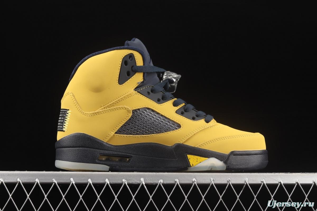Air Jordan 5 Retro SE Michigan black and yellow 3M reflective Tokyo limited edition CQ9541-704