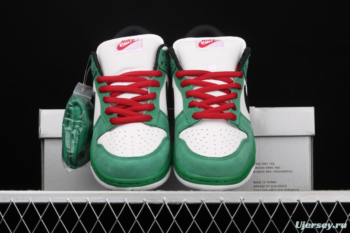 NIKE DUNK SB LoW Heineken Heineken over-limit low-top sports and leisure board shoes 304292-302