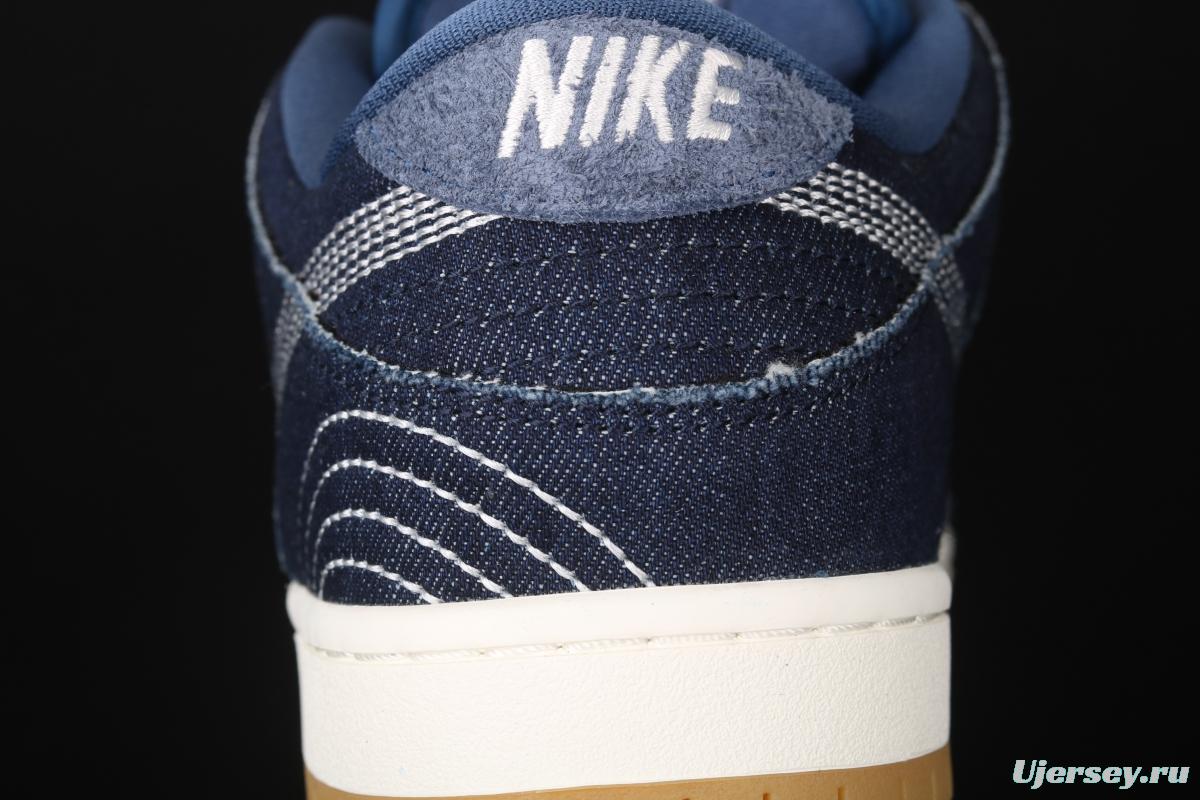 NIKE SB DUNK Low Pro PRM Denim Gum tannin denim CV0316-400