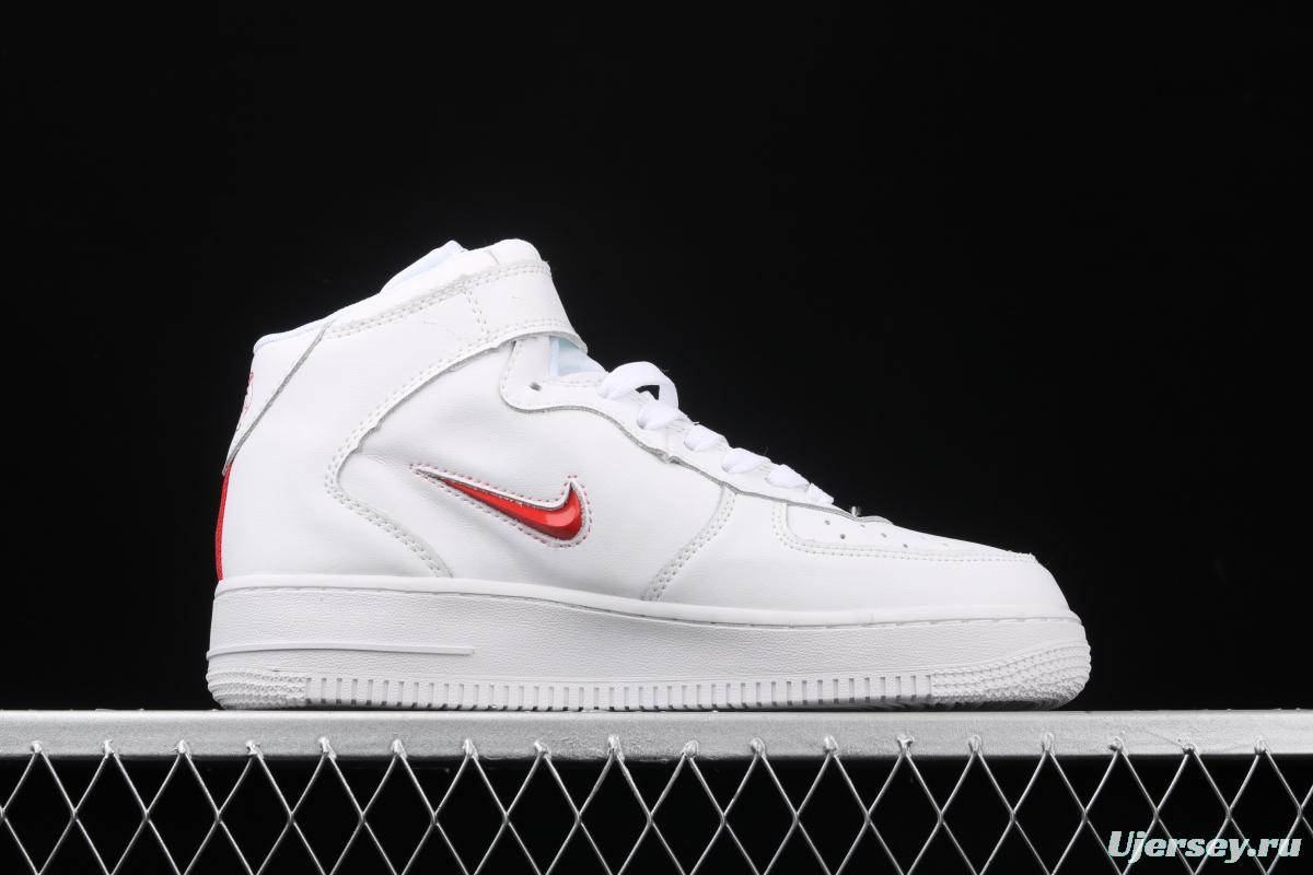 NIKE Air Force 1 Mid Retro Prm QS small hook high top casual board shoes AO1639-410