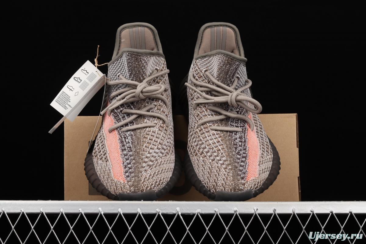 Adidas Yeezy 350 Boost V2 Ash Stone GW0089 Darth Coconut 350 second generation hollowed-out volcanic lime powder color BASF Boost original