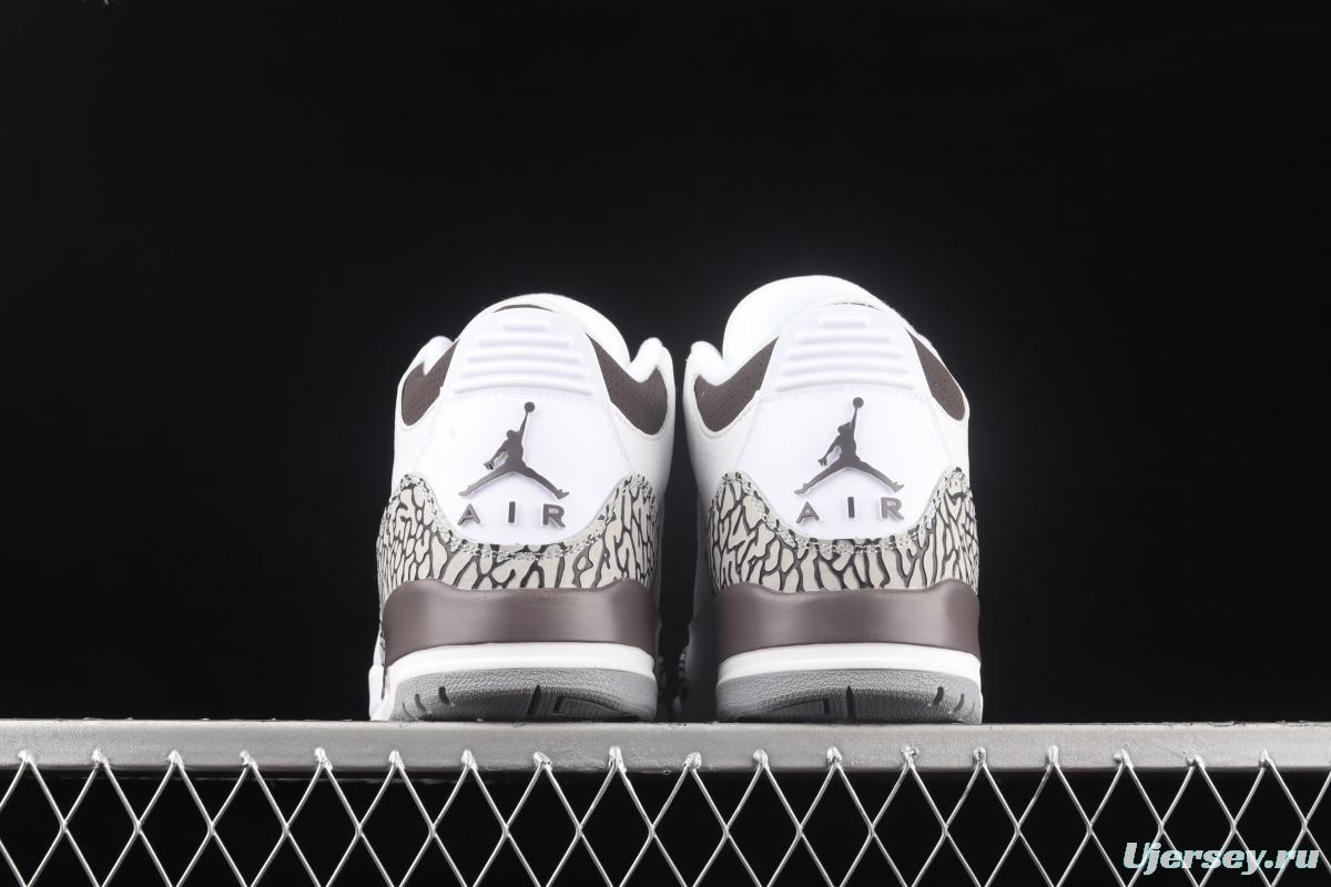 Air Jordan 3 Retro SP Medium Grey AJ3 Joe 3m white ash explosion crack DH3434-110A