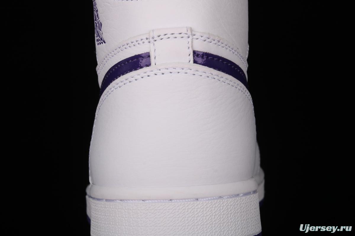 Air Jordan 1 High OG Court Purple White and Purple CD0461-151