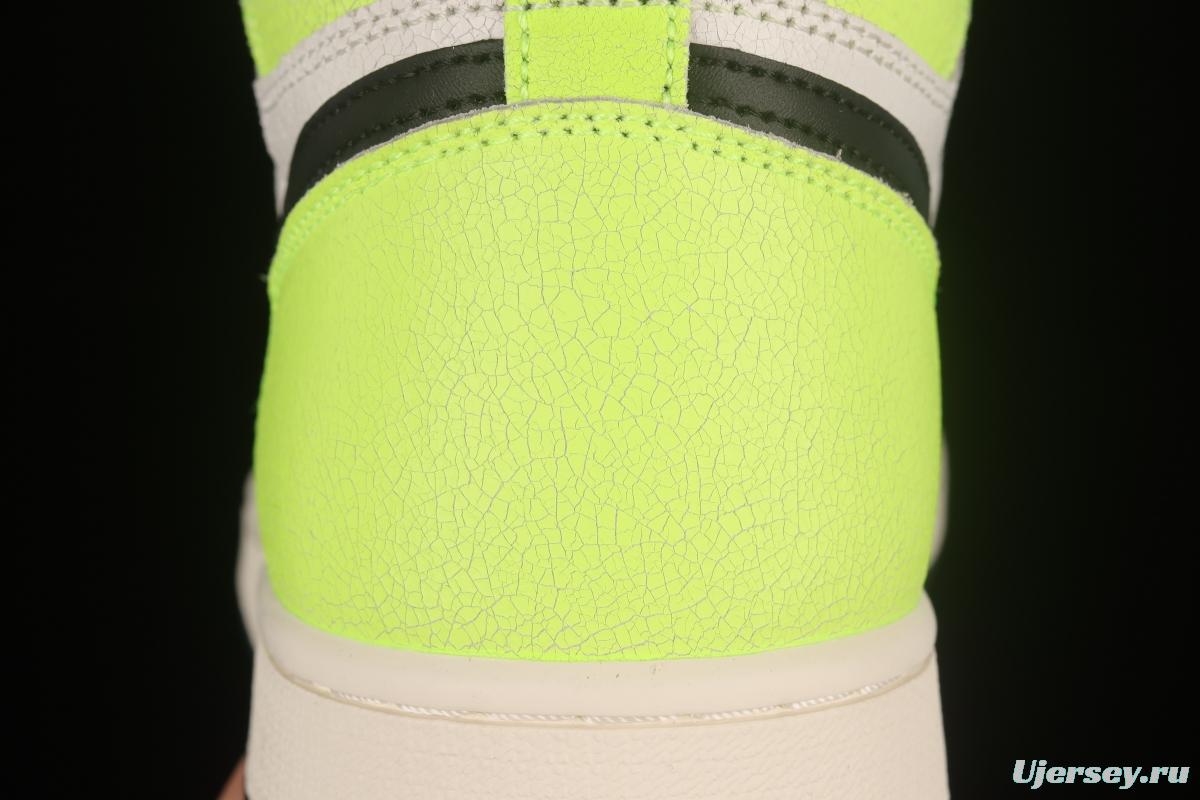 Air Jordan 1 High OG Volt Fluorescent Green 555088-702