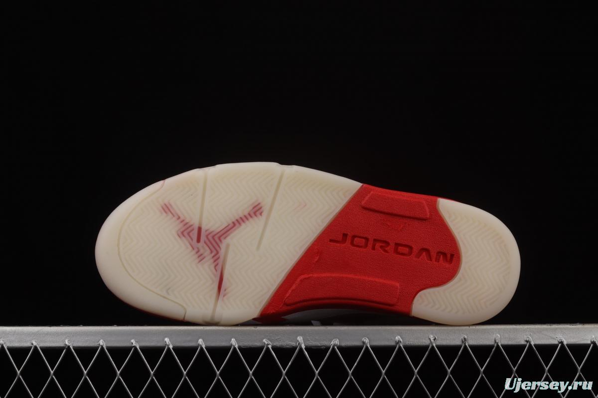 Air Jordan 5 What The White and Red Valentine's Day 440892-106