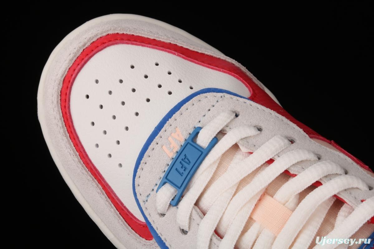NIKE Air Force 1 ShAdidasow Rtl light weight heightened low-top board shoes CU8591-100