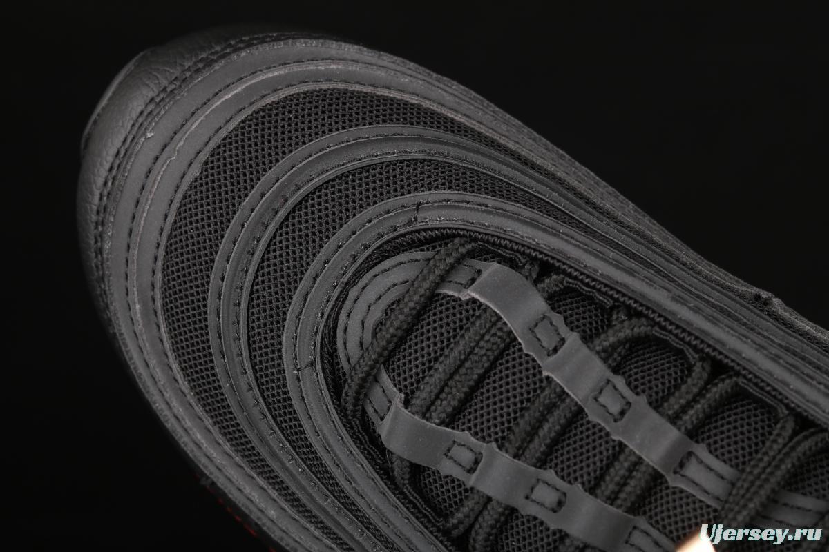 Mschf x Inri Air Max 97 Jesus Shoes Holy Water Black Grey 3M bullet running shoes DH4092-001