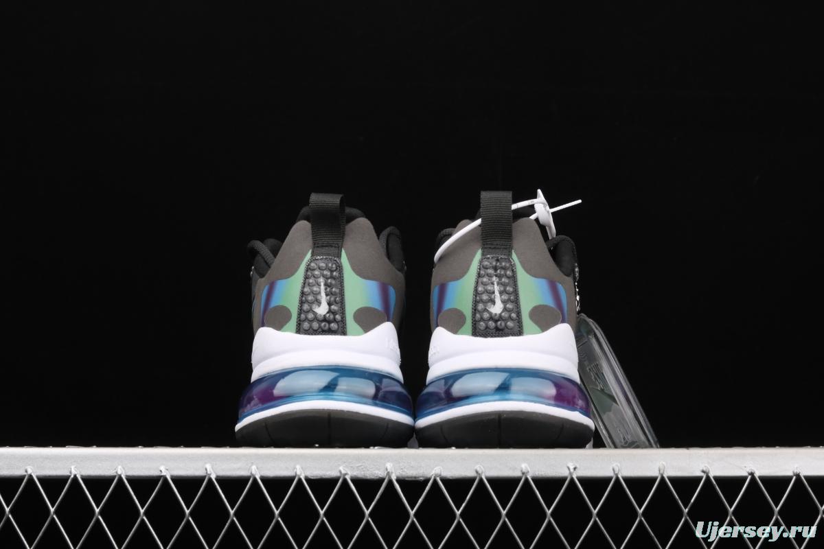 NIKE Air Max 270React new high-frequency mesh function half-palm air cushion cushioning running cloth shoes CT5064-001