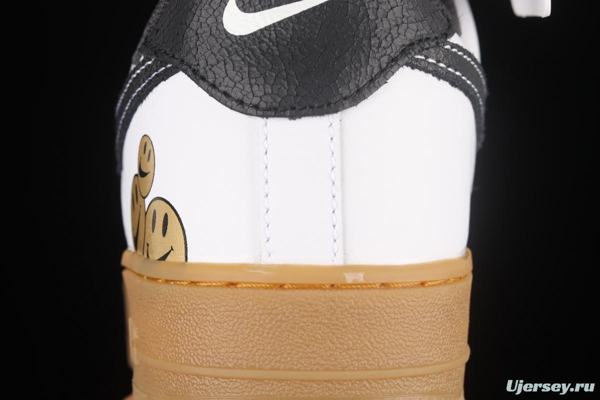 NIKE Air Force 1 Have A Nike Day smiley face low-top casual board shoes DO5854-100