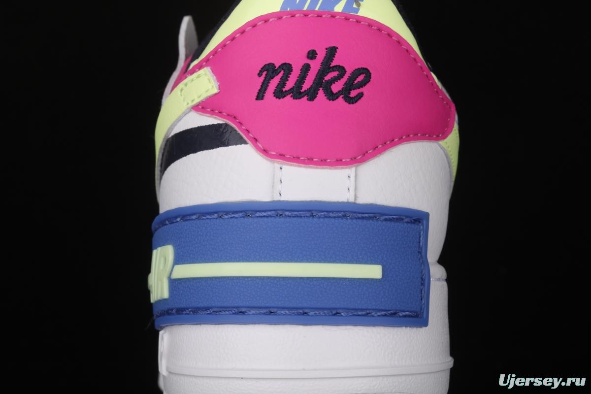 NIKE Air Force 1 ShAdidasow light weight heightened low-top board shoes CJ1641-100
