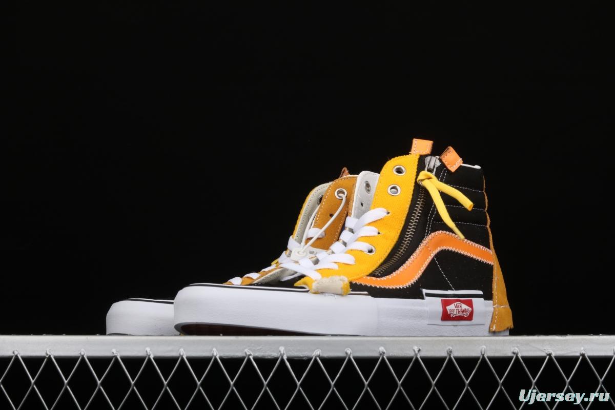 Vans SK8-Hi deconstructs 3. 0 spliced Vulcanized Board shoes VN0A3WM15FG