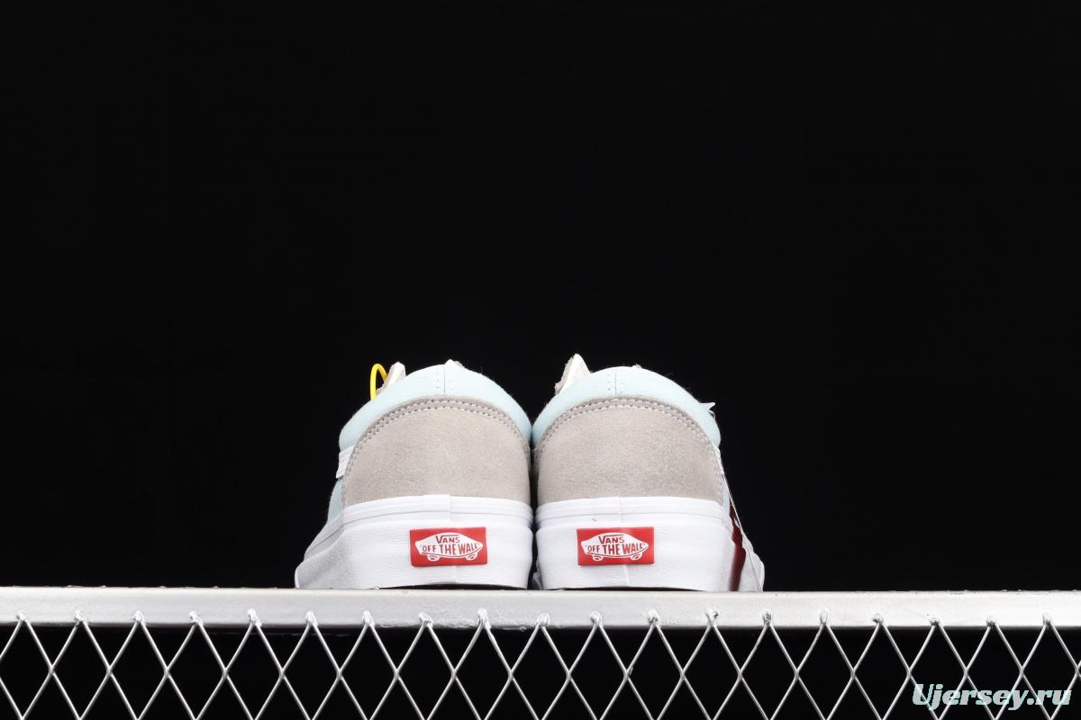 Vans Style 36 Milk Blue Gray matching low-top Leisure Board shoes VN0A3WKT4FY
