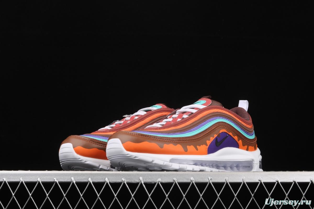 NIKE Air Max 97 melted ice cream color mattress running shoes 921826-101