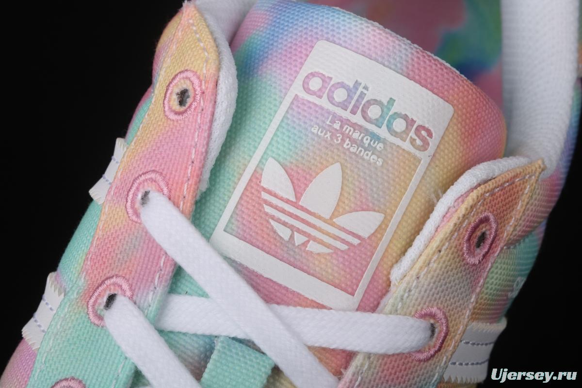 Adidas Superstar Originals Superstar FY1268 Rainbow 3D painted Shell head Classic Leisure Sports Board shoes