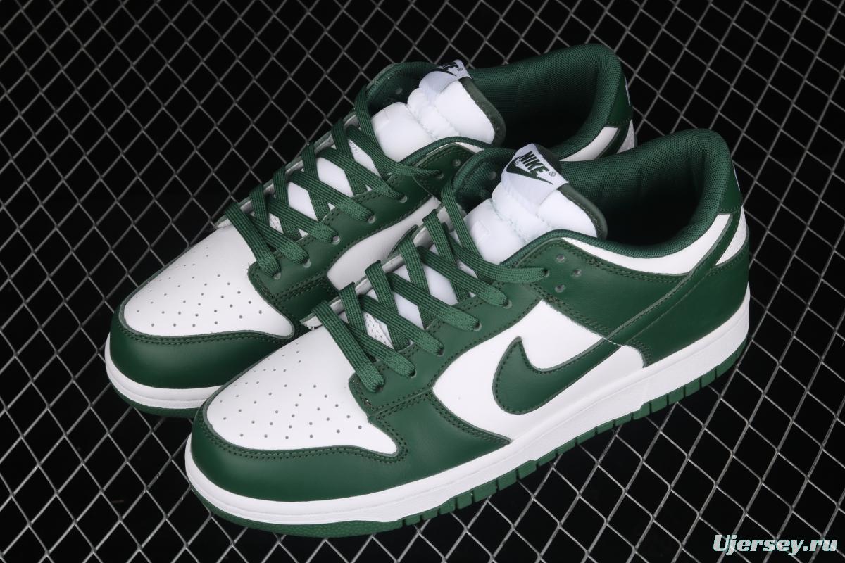 NIKE SB DUNK Low Team Green Michigan White and Green Slam Dunk Series low side Leisure Sports Skateboard shoes DD1391-101