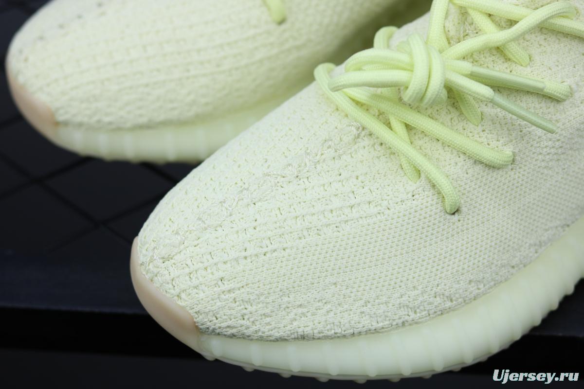 Adidas Yeezy 350V2 Real Boost Basf F36980 Darth Coconut 350 second generation light yellow original BASF popcorn
