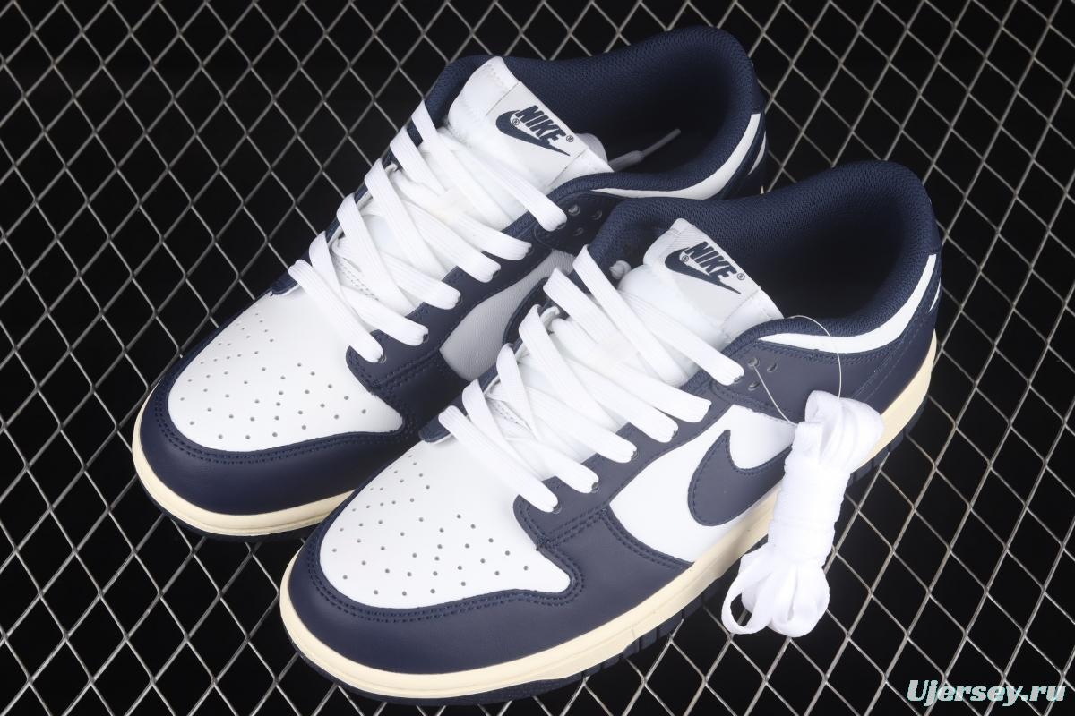 NIKE SB DUNK Low Navy Blue navy blue color SB buckle rebound fashion casual board shoes DD1503-115