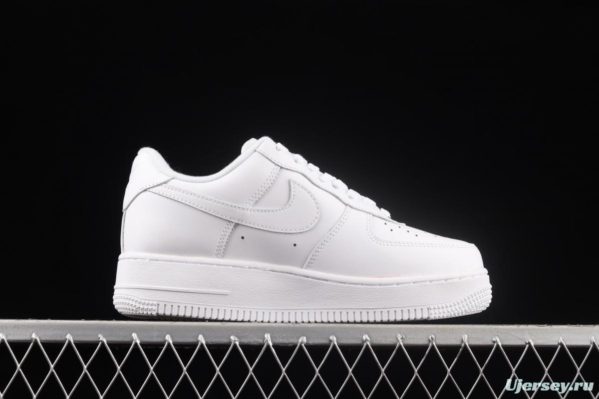 Supreme x NIKE Air Force 1y07 Air Force Joint style low-side Sports Leisure Board shoes CU9225-100