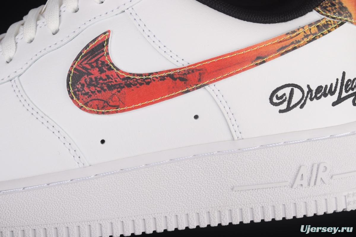 NIKE Air Force 1x 07 Emb low-top sports leisure board shoes DM7578-100