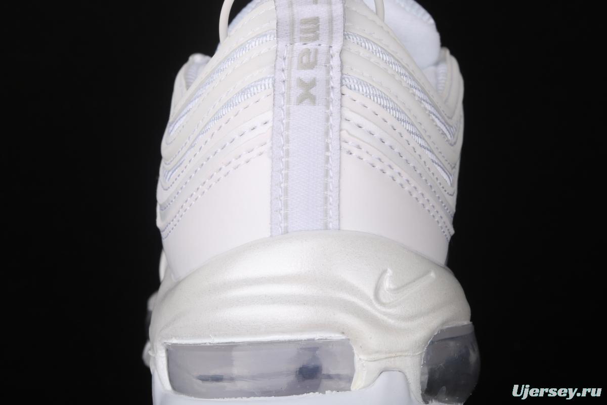 NIKE Air Max 973M reflective all-white bullet air cushion running shoes 921733-100