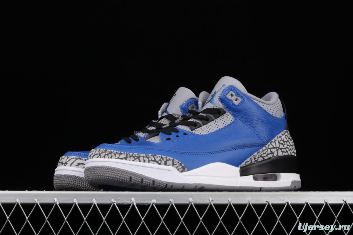 Air Jordan 3 Varsity Royal AJ3 Joe 3 head Royal Blue CT8532-400