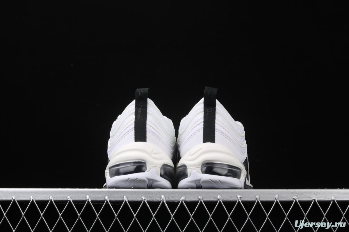 NIKE Air Max 97 Ultra'17 White Black White Rice Black 3M reflection retro leisure sports air cushion jogging shoes 921733-103