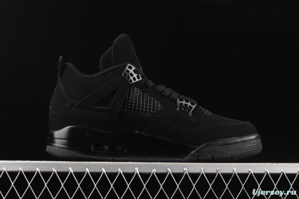 Air Jordan 4 Black Cat Black Cat True header layer CU1110-010