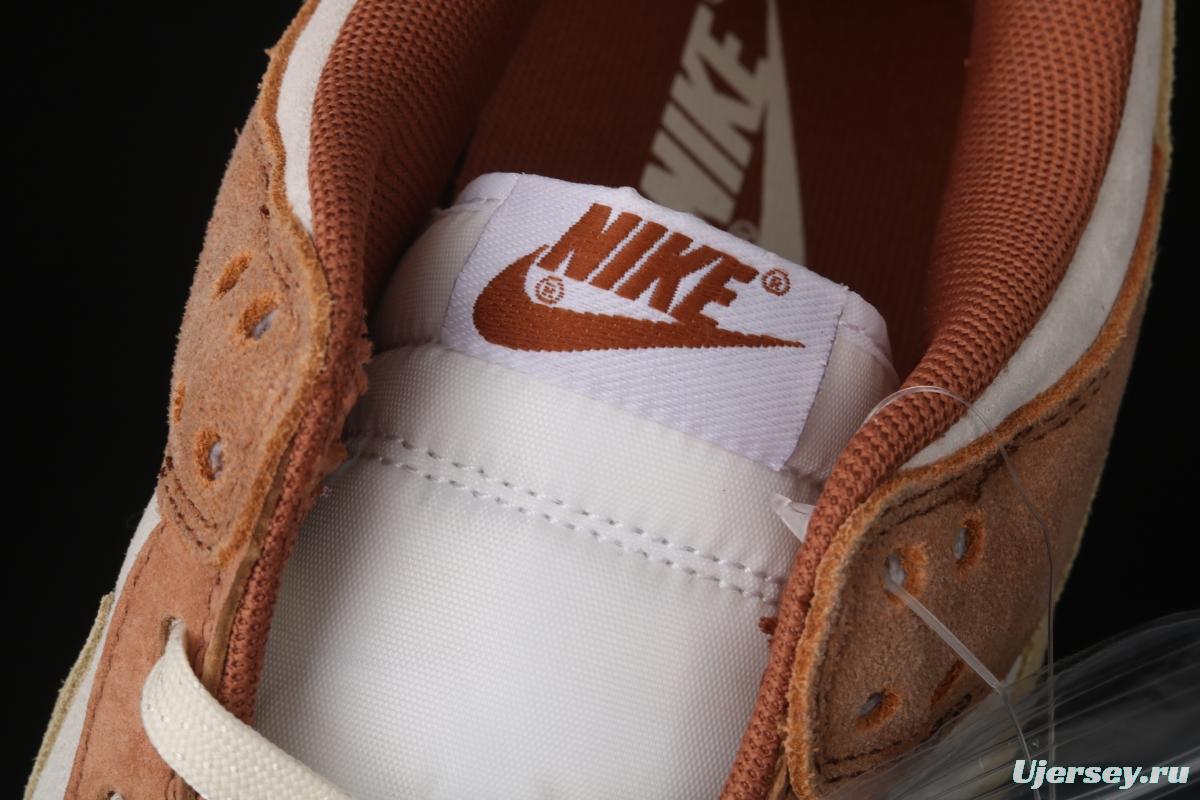 NIKE SB DUNK Low Prm milk brown SB buckle rebound fashion casual board shoes DD1390-100