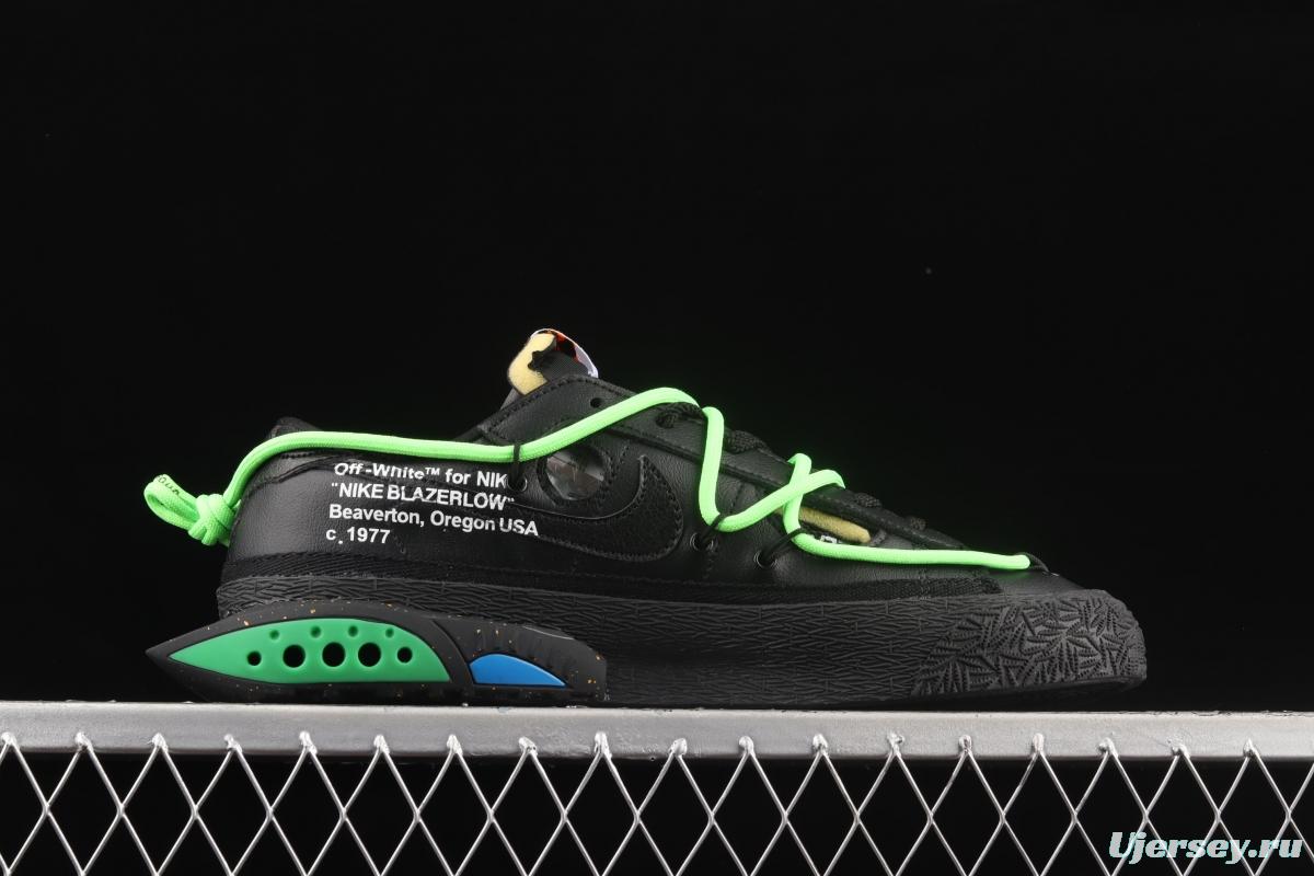 OFF-White x NIKE Blazer Low co-branded deconstruction style trailblazer low upper shoes DH7863-001