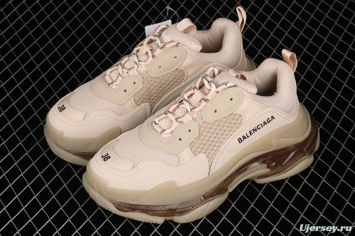 Balenciaga Triple S 3.0 full-combination nitrogen crystal outsole GA19710 for retro casual running shoes