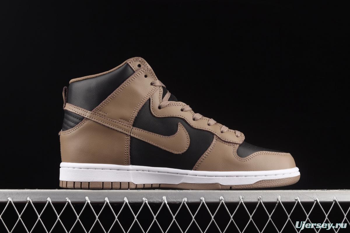 NIKE SB DUNK High Retro Moon Fossil tan SB dunk series high upper skateboard shoes DD1869-002