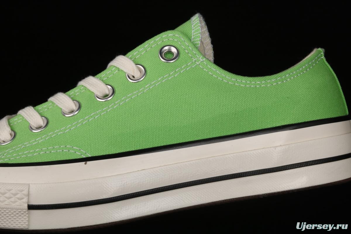 Converse Chuck 70s spring new color lemon green color low-top casual board shoes 171956C