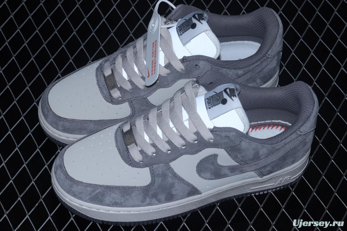 NIKE Air Force 11407 Low Wolf Grey 3M reflective low-top casual board shoes CW2288-866