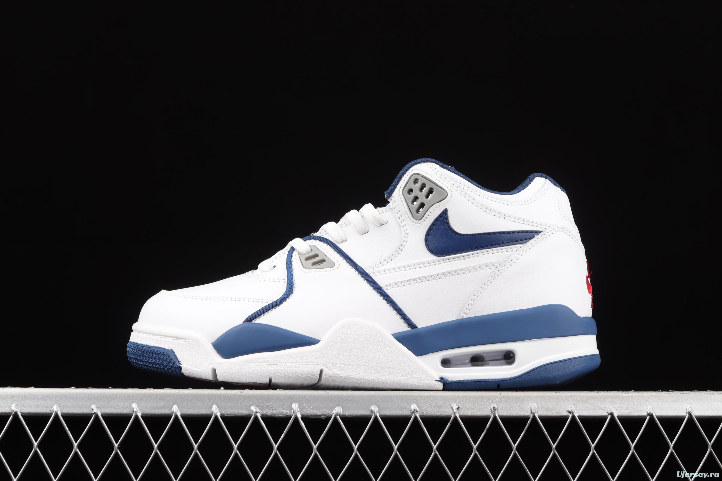 NIKE Air Flight 89 White and Blue Air cushion Basketball shoes CN5668-101