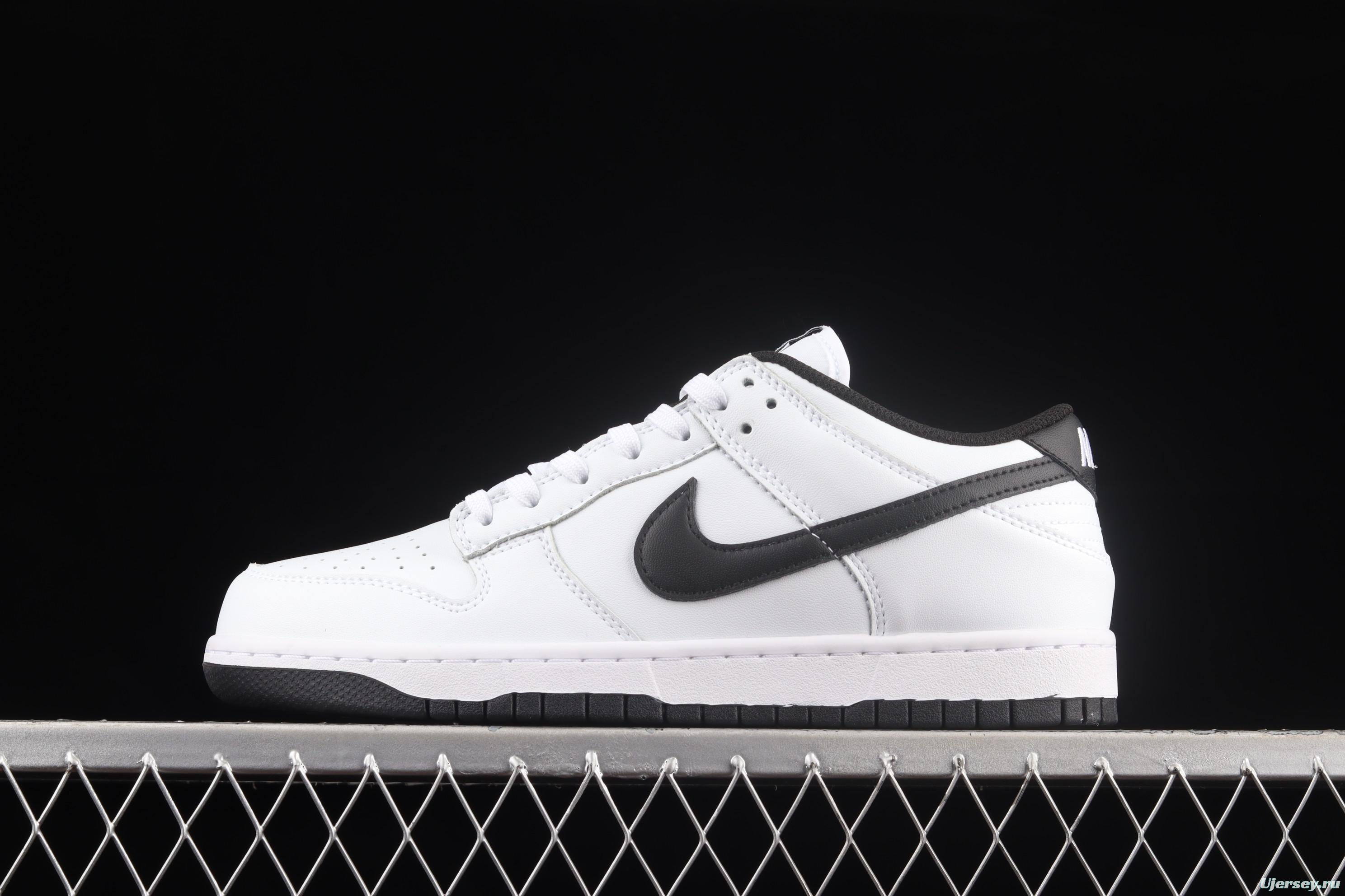 NIKE SB DUNK Low white and black color dunk series low-side leisure sports skateboard shoes DD1503-113